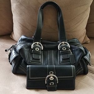 Coach satchel with bonus Coach wallet!